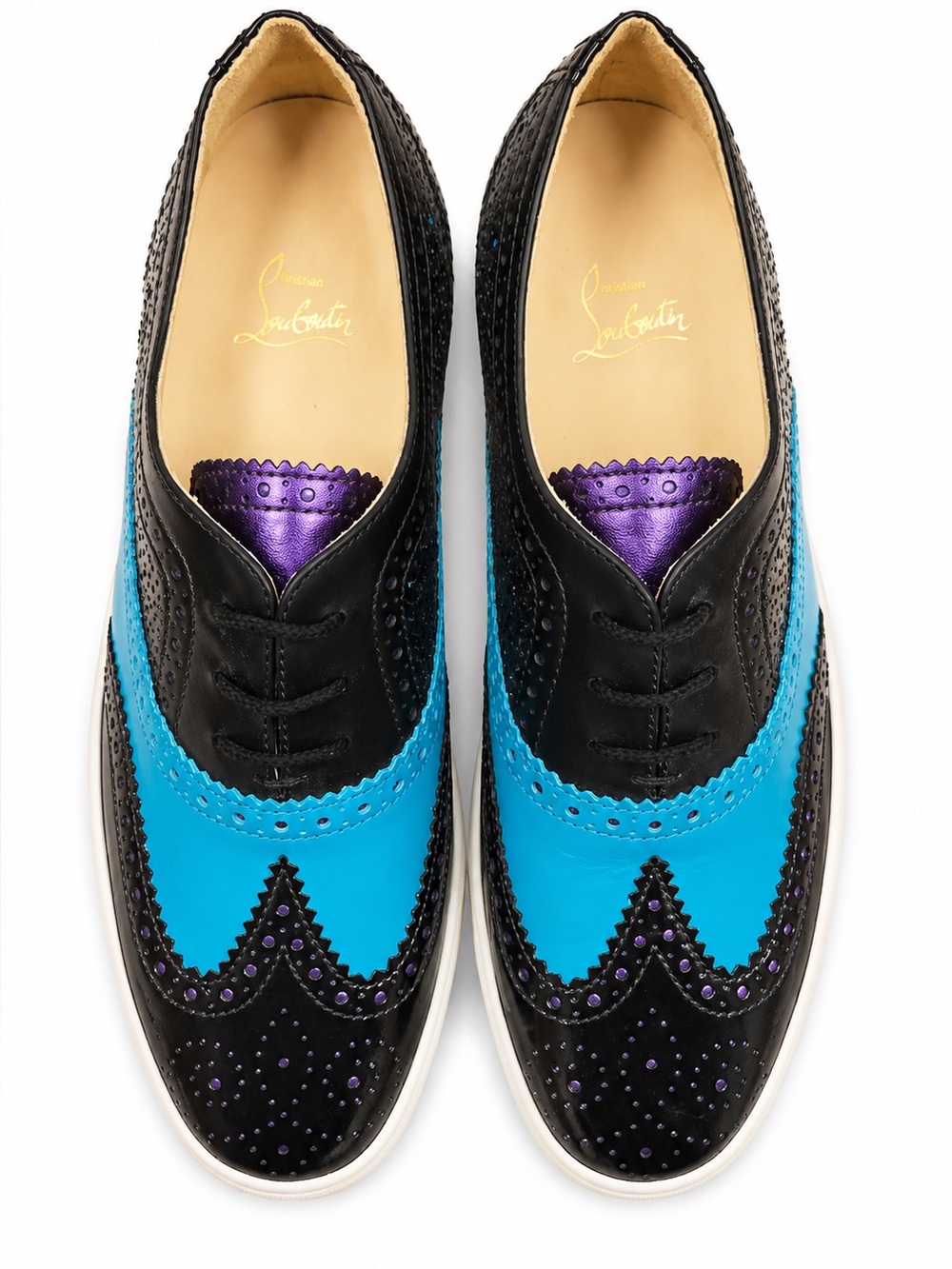 Christian Louboutin Golfito Wingtip Brogue Sneakers - Men Size 11